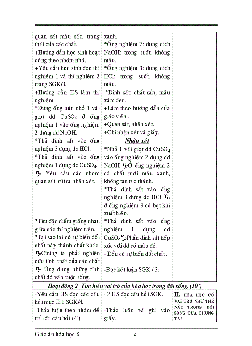 image for page Giáo án hóa học 8 chuẩn mới 2012