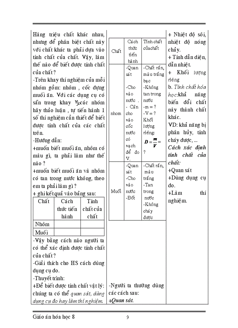 image for page Giáo án hóa học 8 chuẩn mới 2012