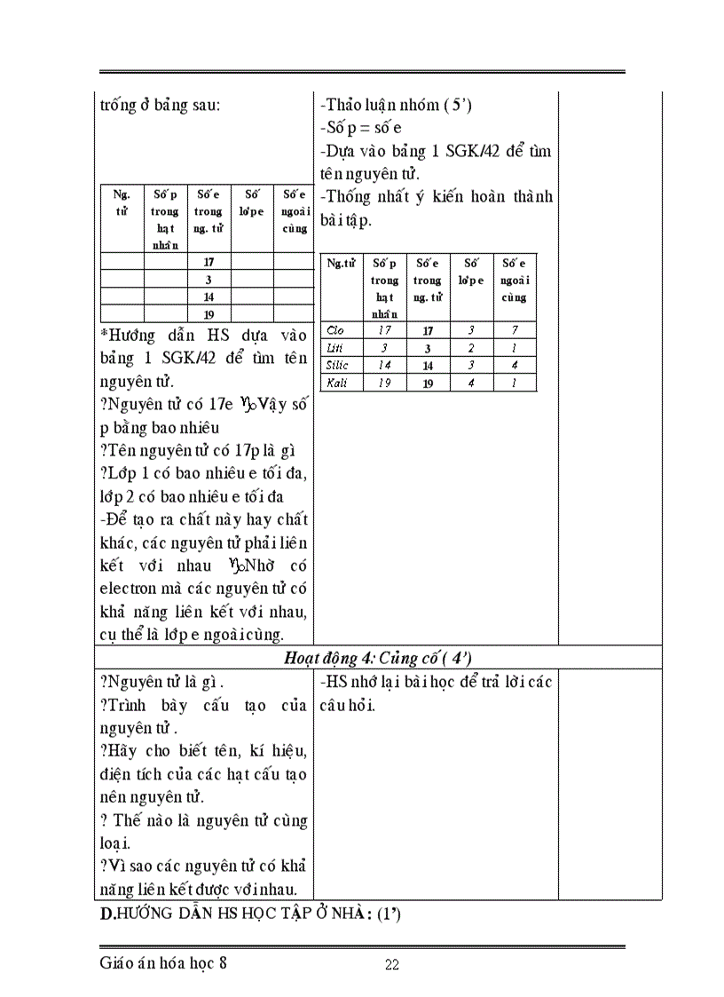 image for page Giáo án hóa học 8 chuẩn mới 2012