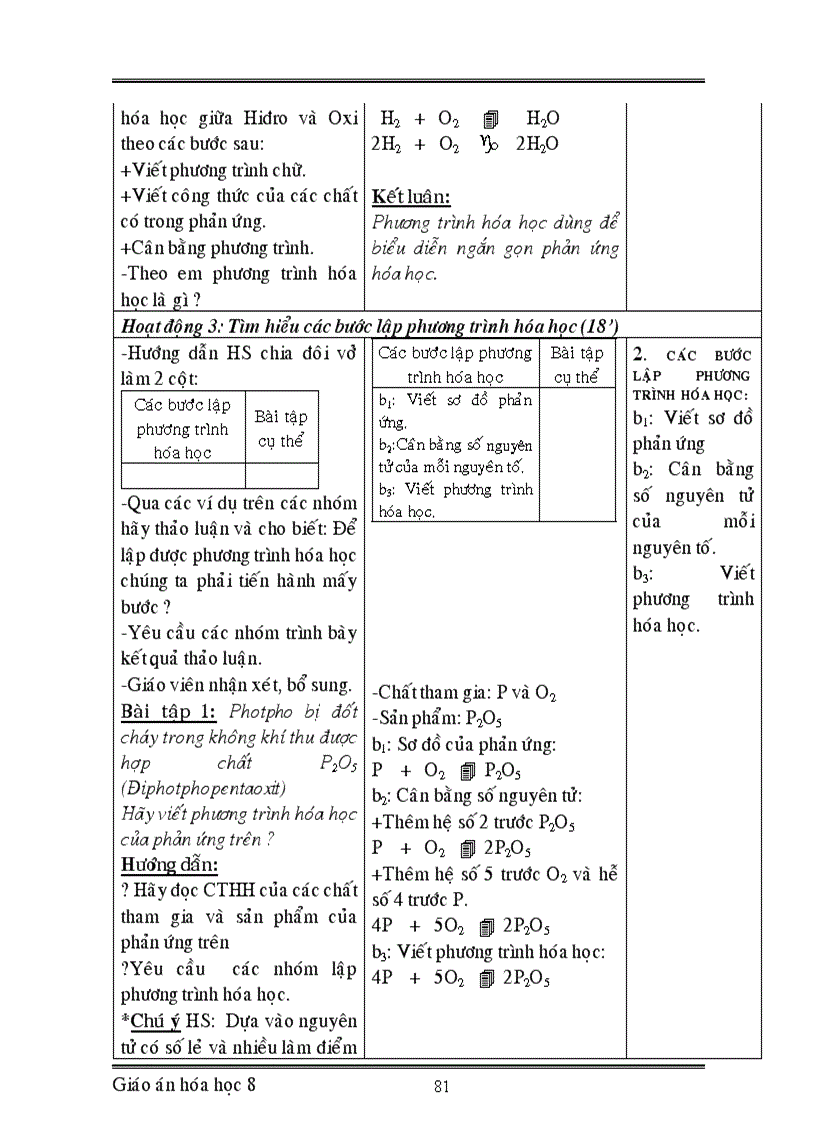 image for page Giáo án hóa học 8 chuẩn mới 2012