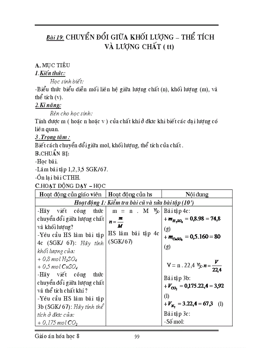 image for page Giáo án hóa học 8 chuẩn mới 2012