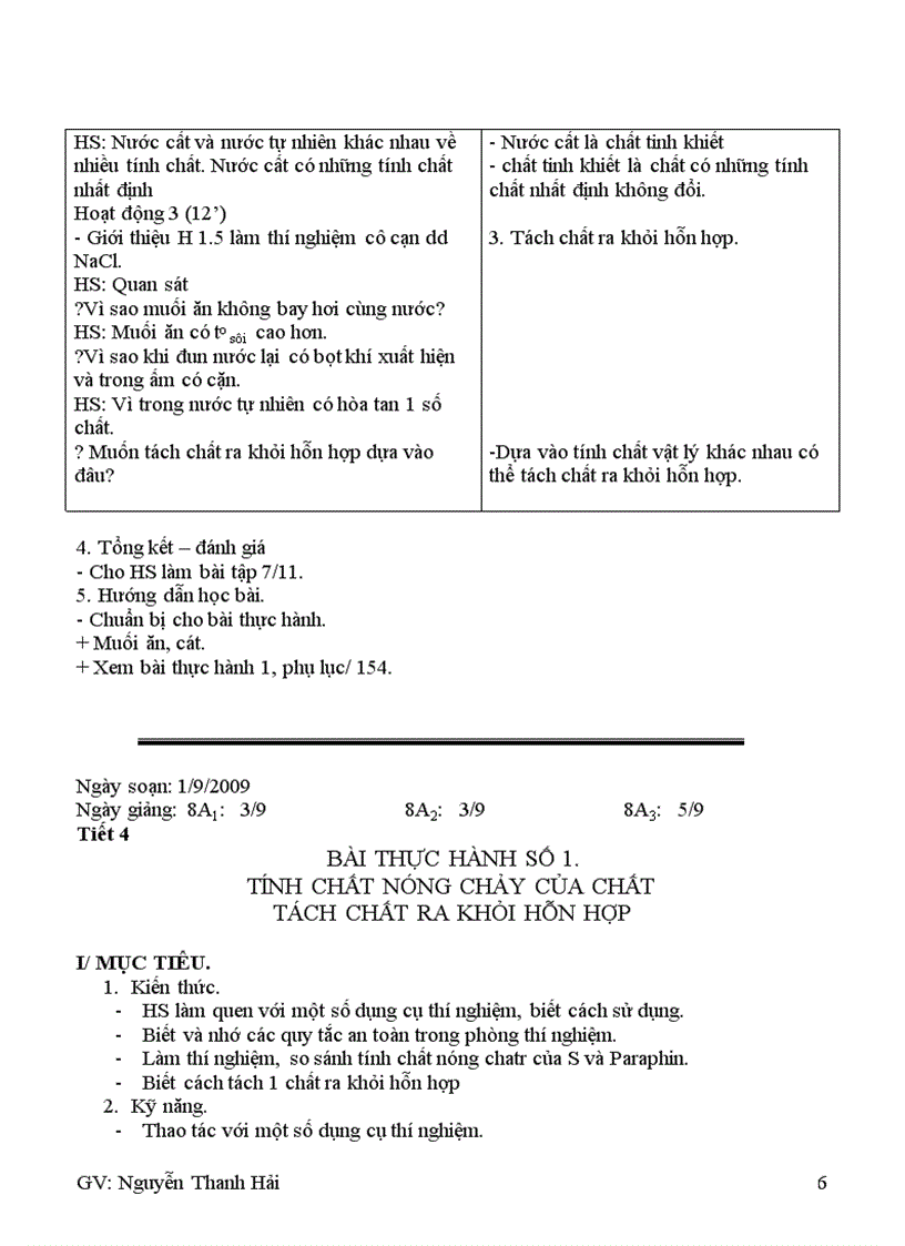 image for page Giáo án hóa học 8 đúng chuẩn