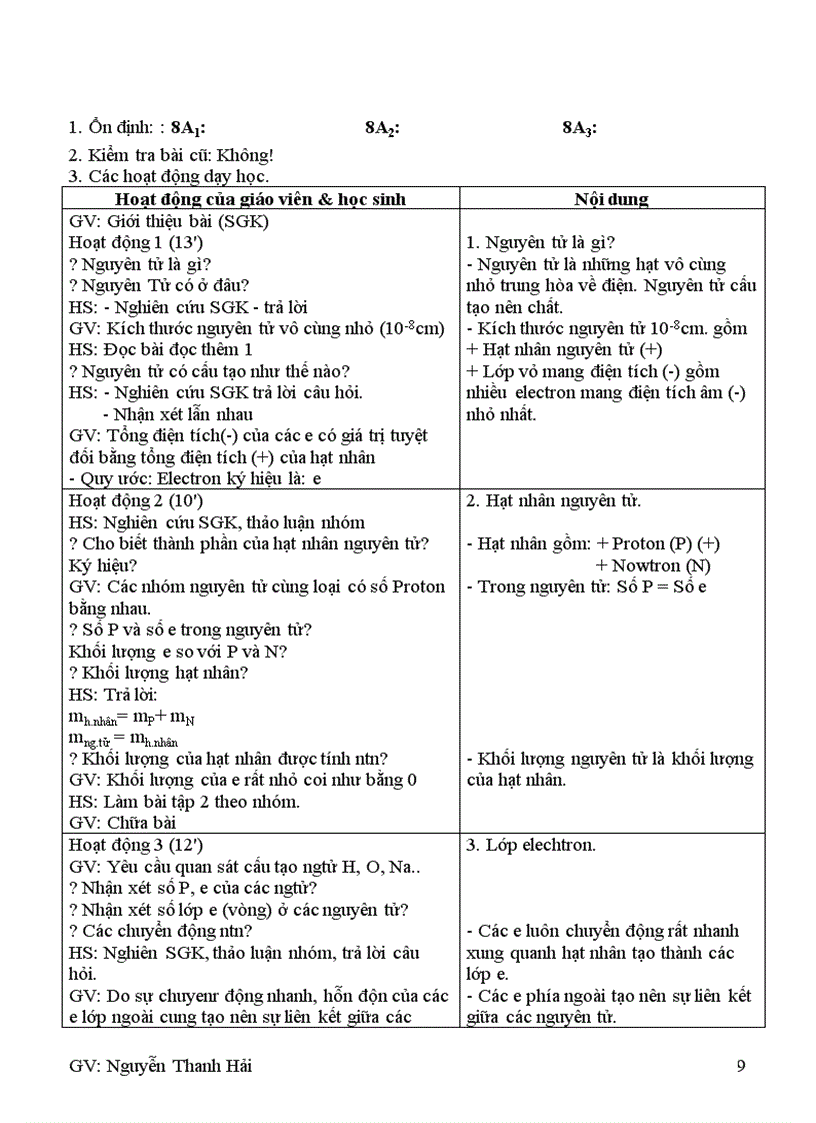 image for page Giáo án hóa học 8 đúng chuẩn