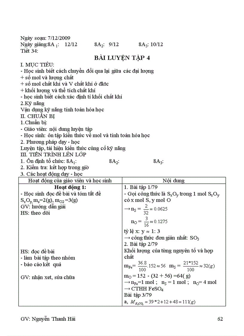 image for page Giáo án hóa học 8 đúng chuẩn