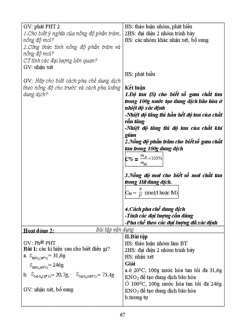 image for page Giáo án Hóa học 8 HKII