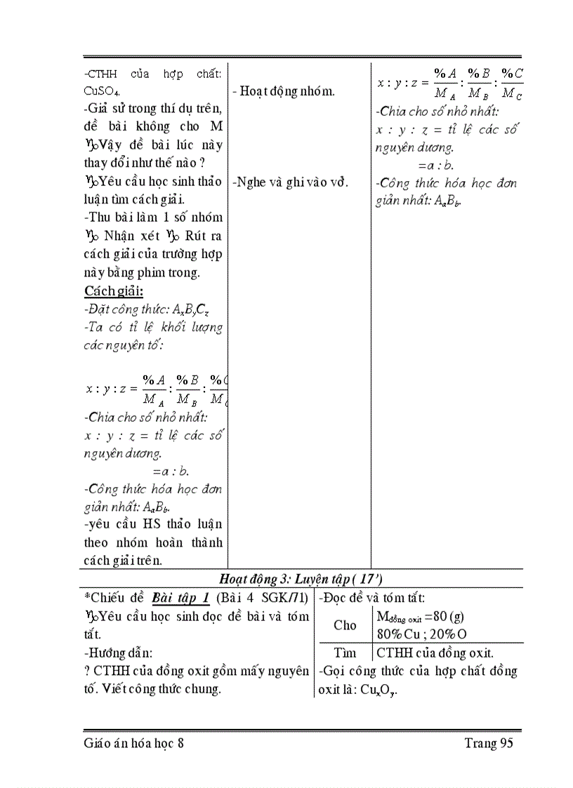 image for page Giáo án hóa học 8 học kỳ ii cực chuẩn