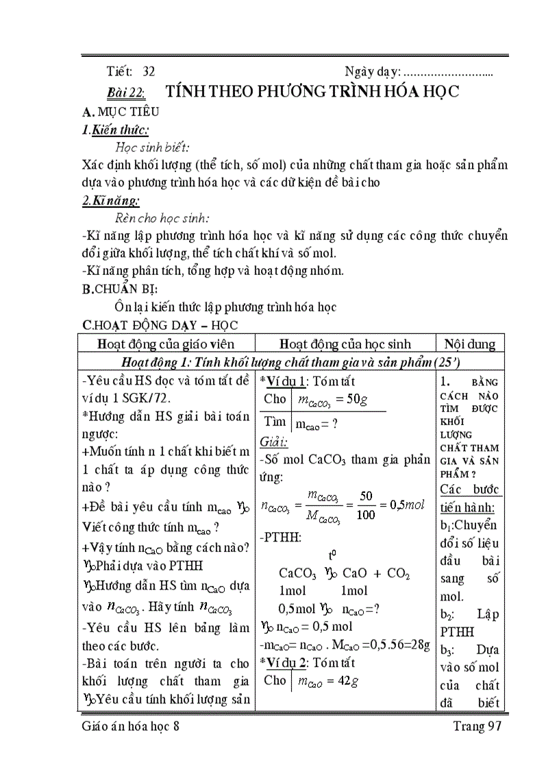 image for page Giáo án hóa học 8 học kỳ ii cực chuẩn