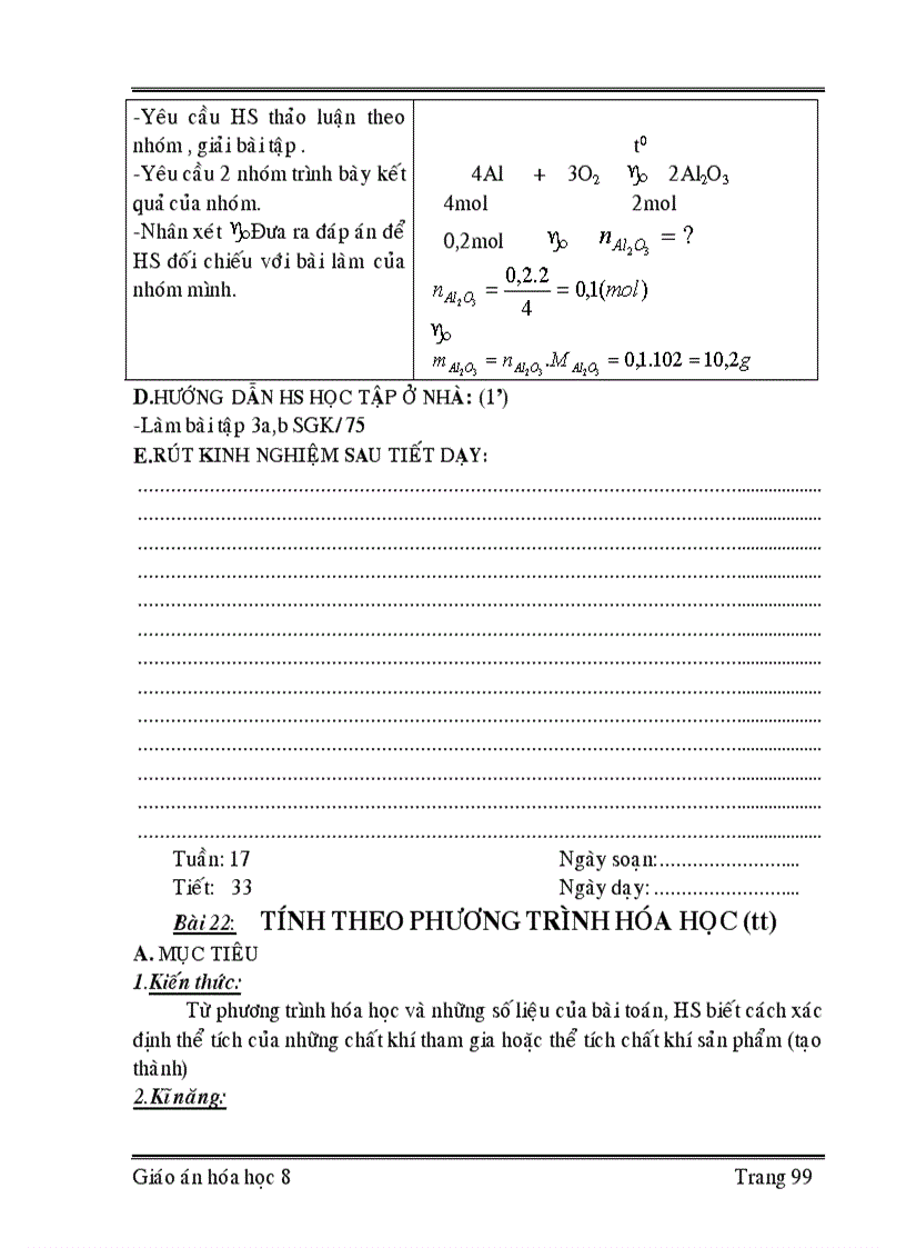 image for page Giáo án hóa học 8 học kỳ ii cực chuẩn