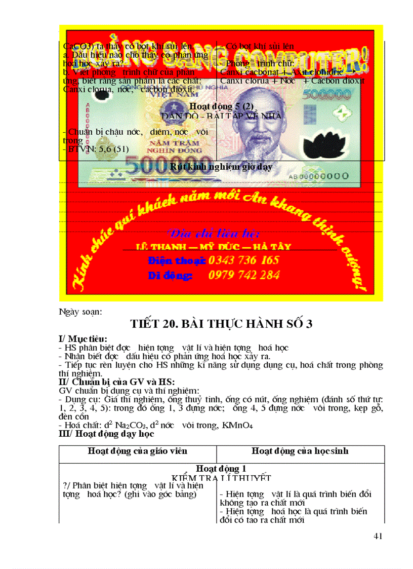 image for page Giao An Hoa Hoc 8 HS Tron bo Chuc thanh cong