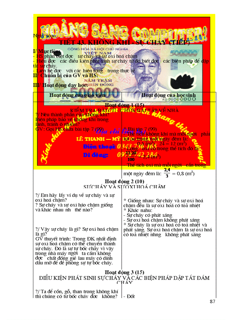 image for page Giao An Hoa Hoc 8 HS Tron bo Chuc thanh cong