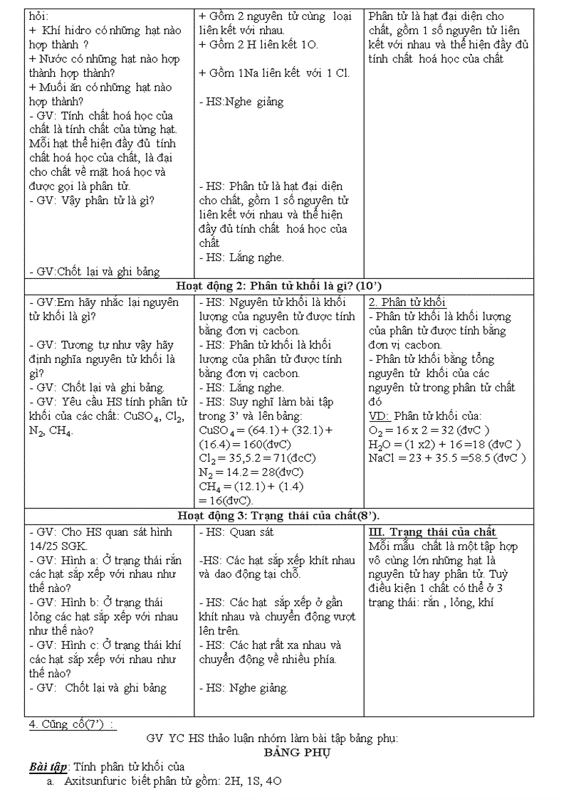 image for page Giáo án hóa học 8 Mới miễn chê