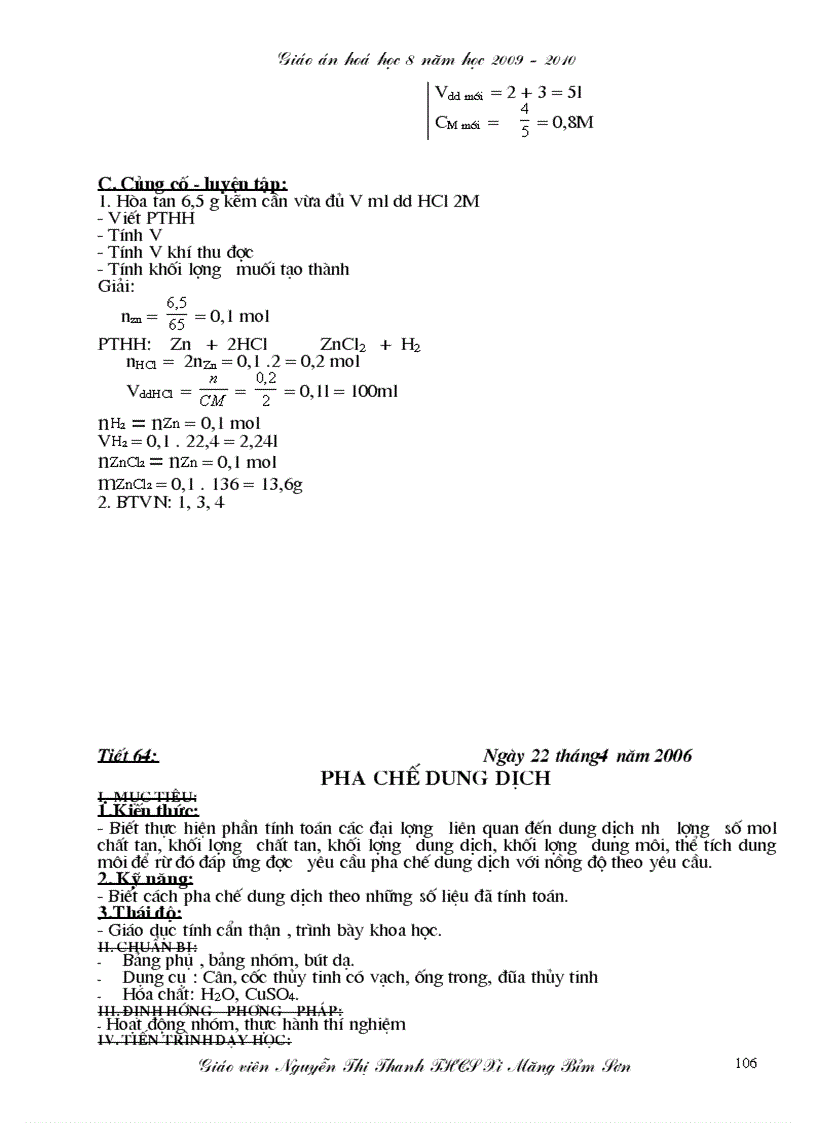 image for page Giáo án hóa học 8 mới trọn bộ