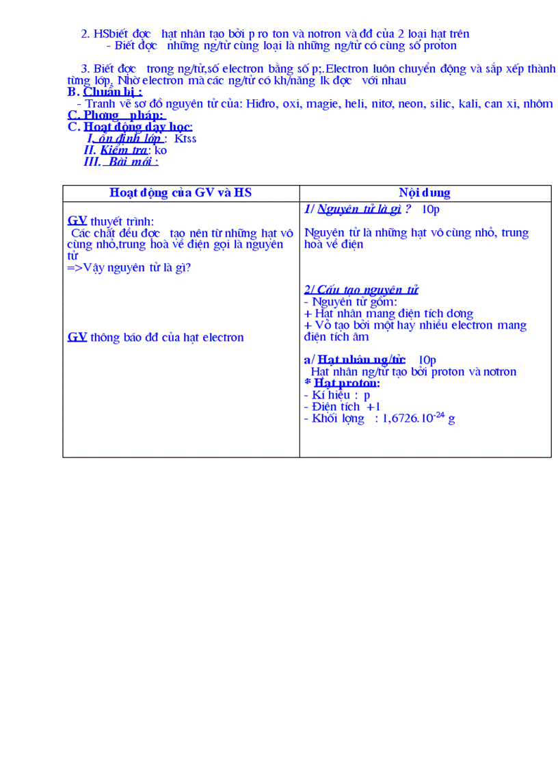 image for page Giáo án Hóa học 8 năm học 08 09 toàn tập