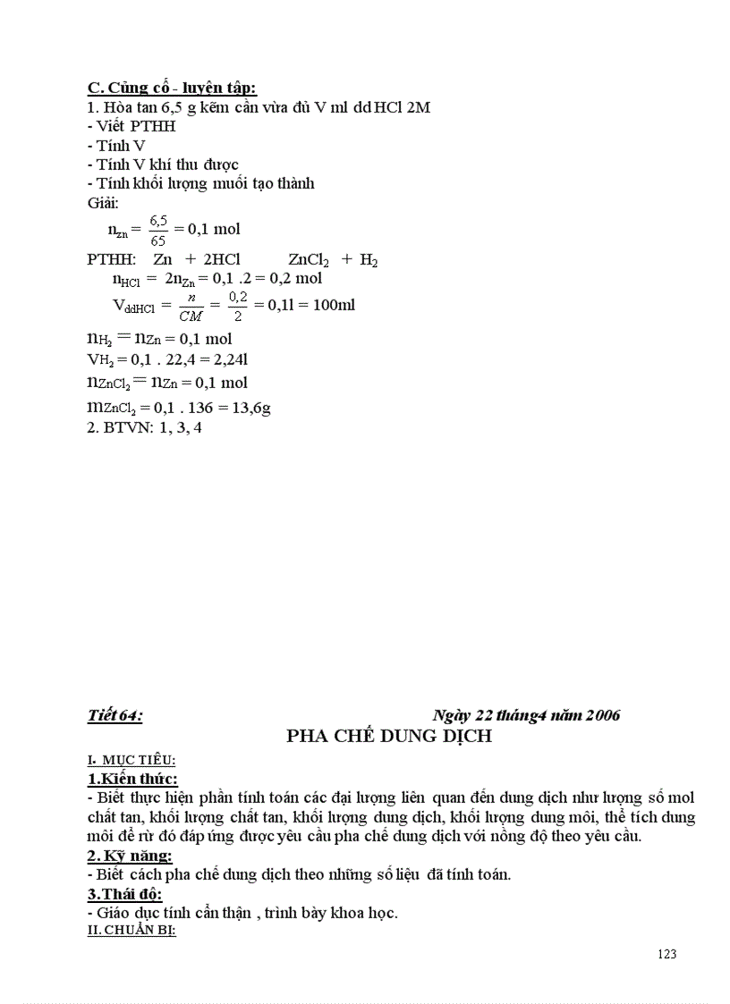 image for page Giáo án hóa học 8 năm học 2010 1011 NT