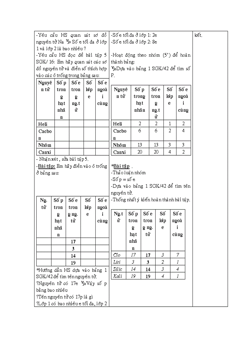 image for page Giao an HOA HOC 8 soan theo chuan KT KN 2010