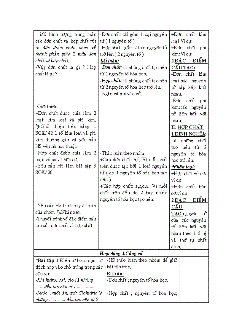 image for page Giao an HOA HOC 8 soan theo chuan KT KN 2010