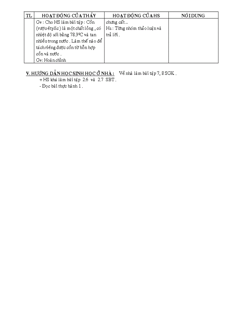 image for page Giáo án hóa học 8 tiết 3