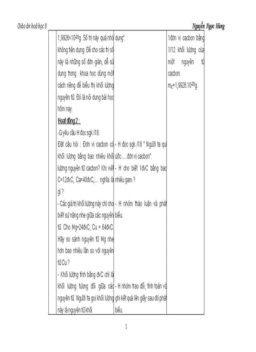 image for page Giao an Hoa hoc 8 tron bo