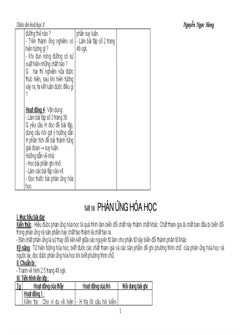 image for page Giao an Hoa hoc 8 tron bo