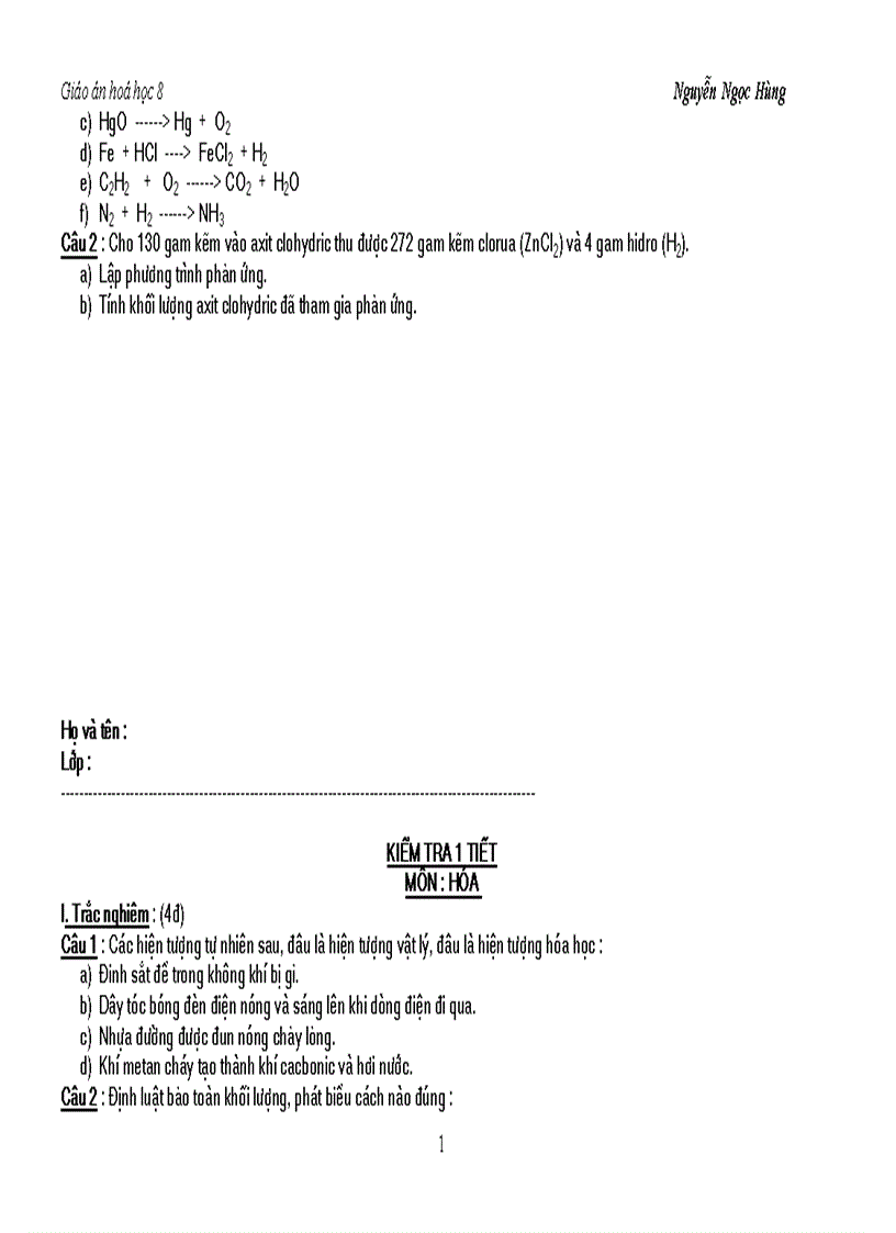 image for page Giao an Hoa hoc 8 tron bo