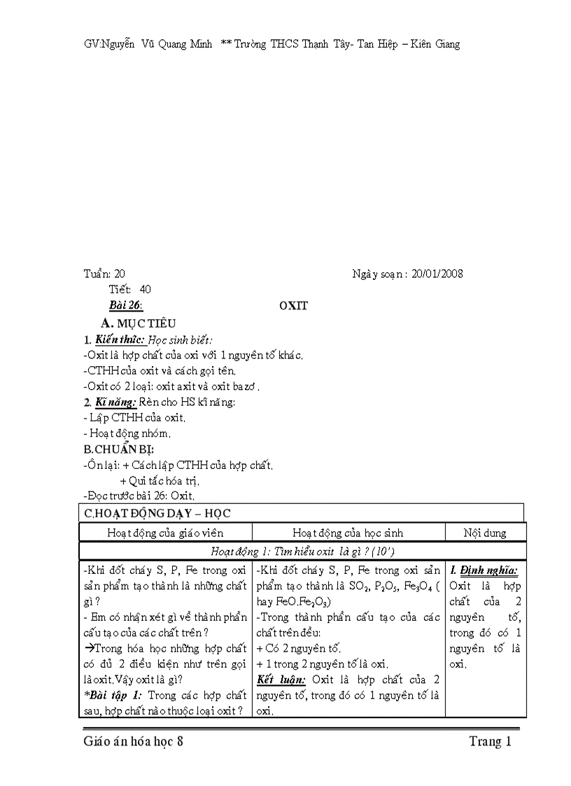 image for page Giao an hoa hoc hay