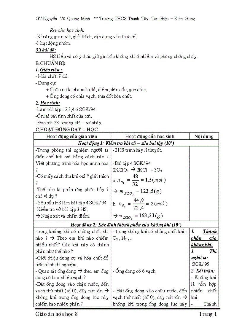 image for page Giao an hoa hoc hay