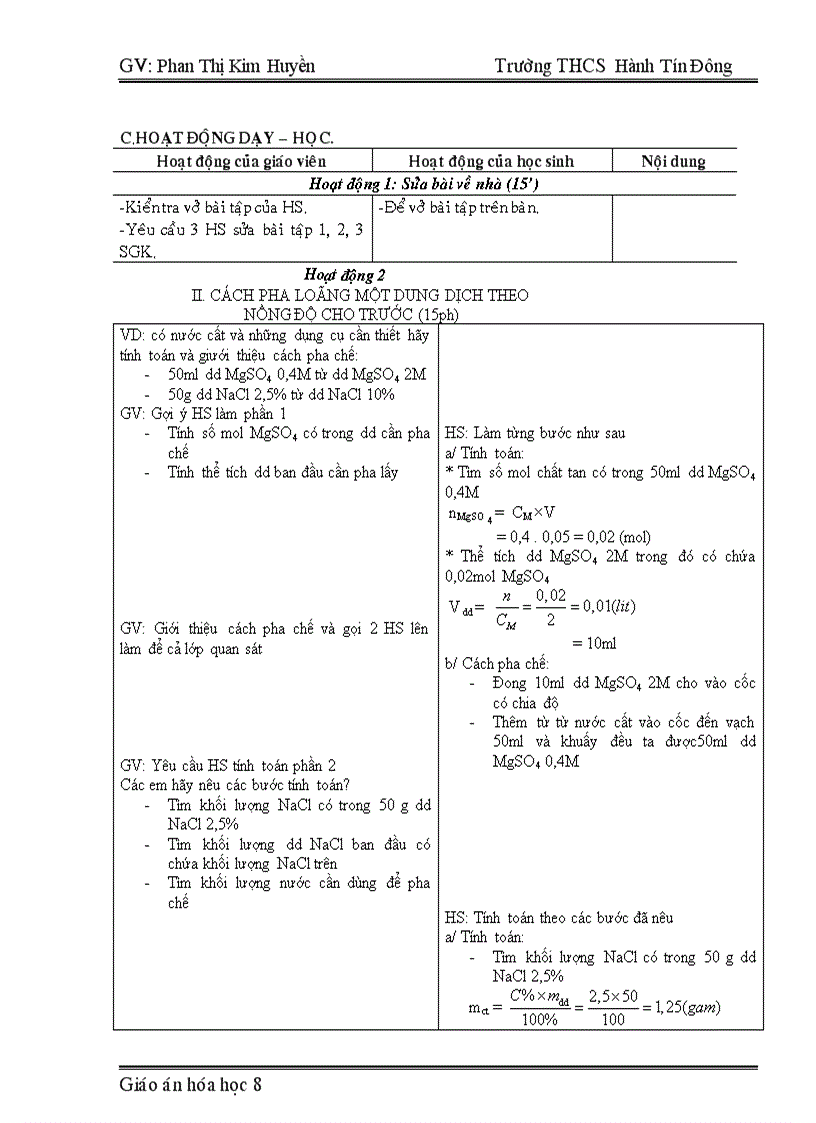 image for page Giao an hoa hoc hay