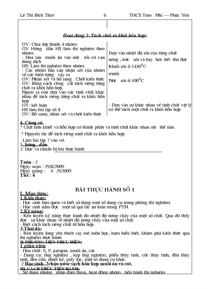 image for page Giao an hoa hoc lop 8 nam hoc 2009 2010