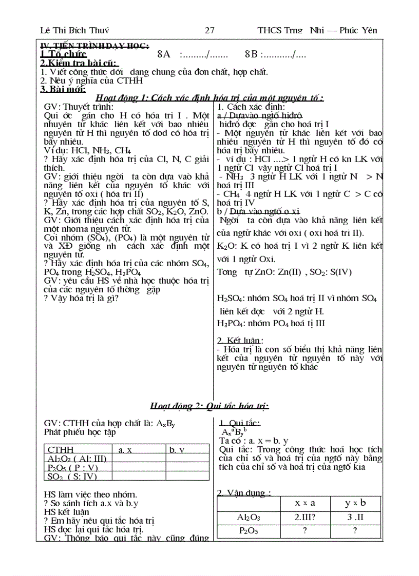 image for page Giao an hoa hoc lop 8 nam hoc 2009 2010