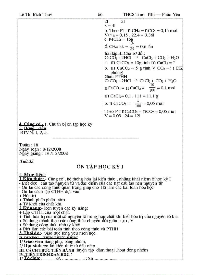 image for page Giao an hoa hoc lop 8 nam hoc 2009 2010