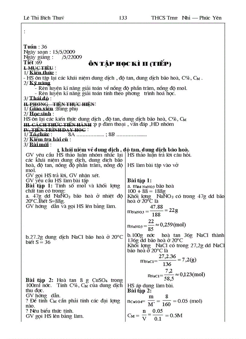 image for page Giao an hoa hoc lop 8 nam hoc 2009 2010