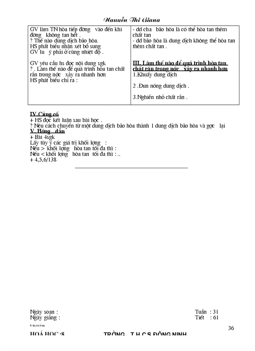 image for page Giao an Hoa ky II