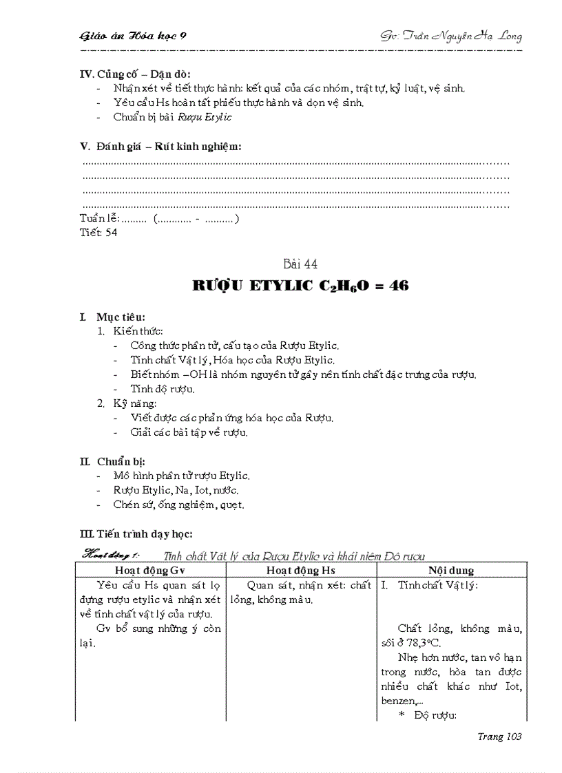 image for page Giao án HÓA lớp 8 trọn bo cực hay