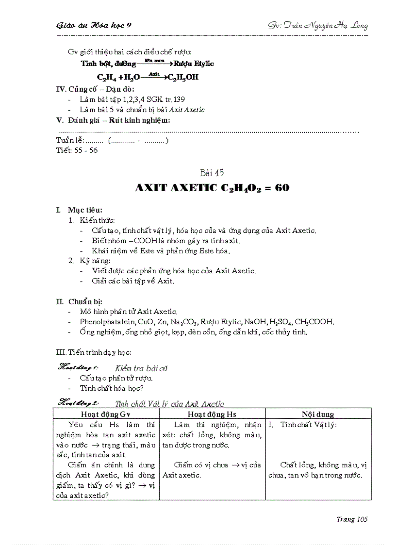 image for page Giao án HÓA lớp 8 trọn bo cực hay