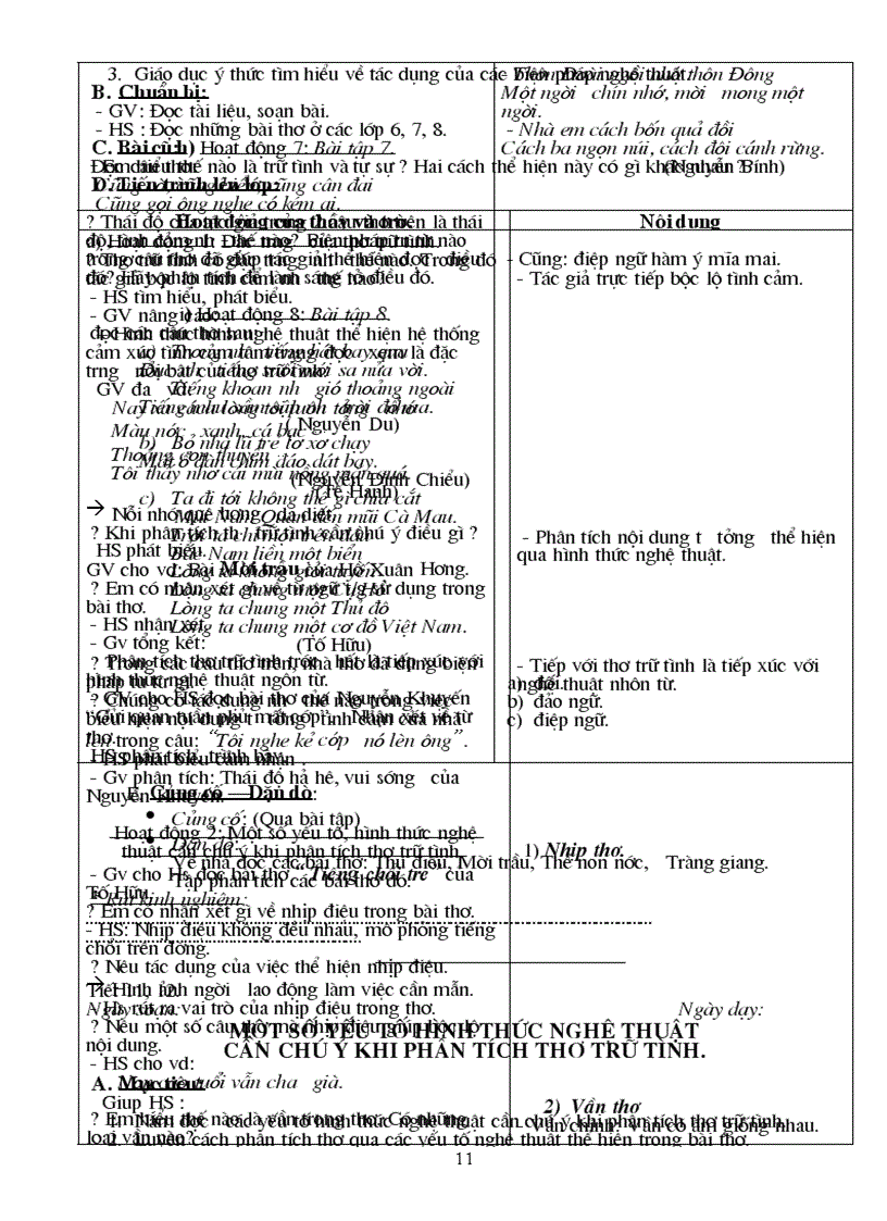 image for page Giáo án ngữ văn chi tiết