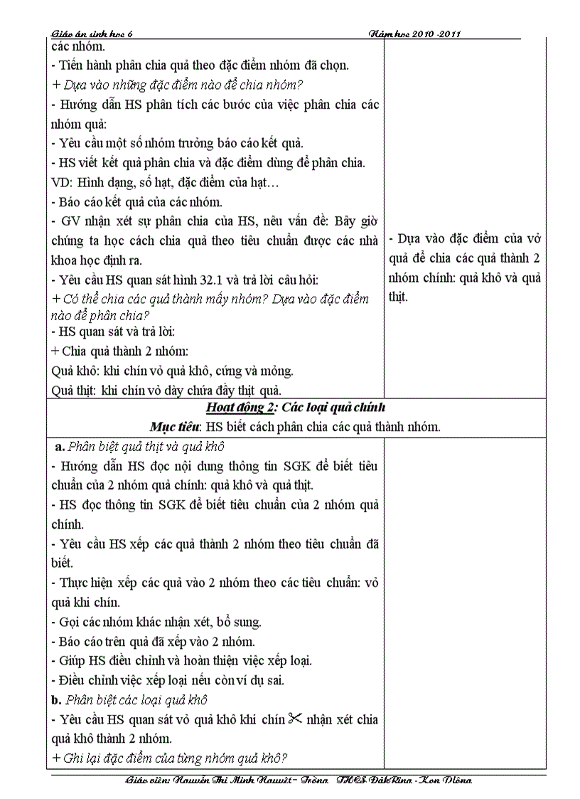 image for page Giáo án sinh 6 cktkn 2011