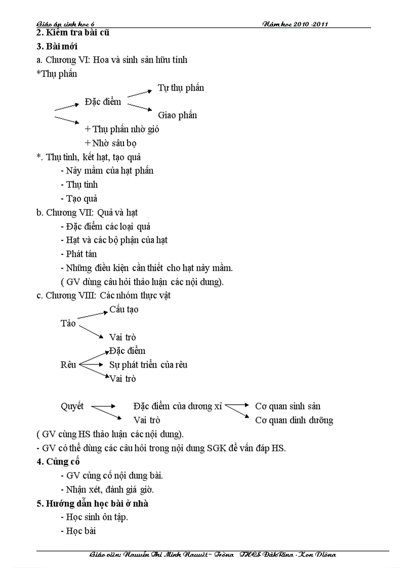 image for page Giáo án sinh 6 cktkn 2011