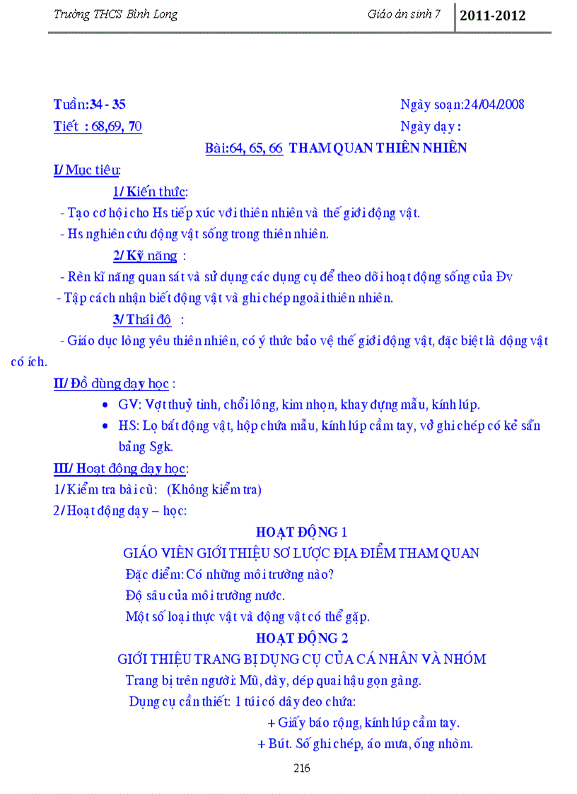 image for page Giao an sinh 7