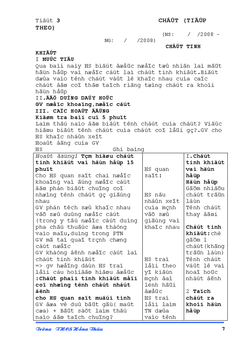 image for page Giáo án TK Hóa 8 trọn bộ