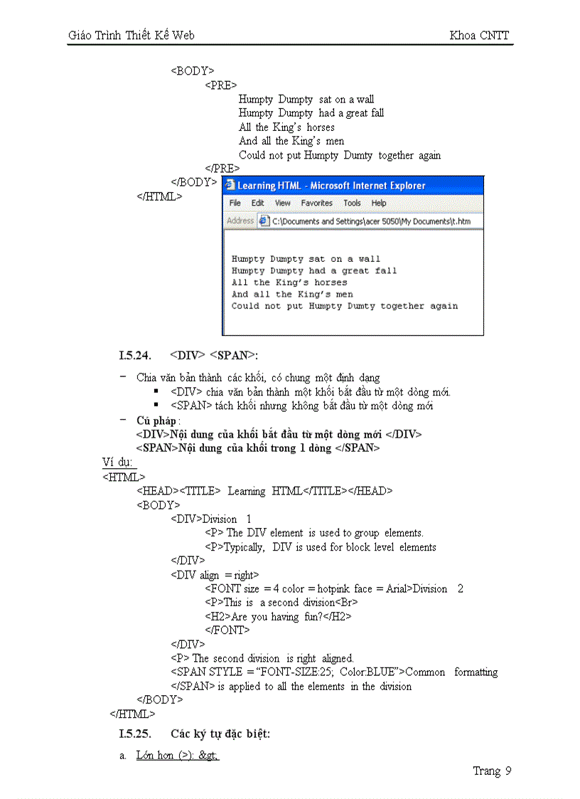 image for page Giáo trình thiết kế web bằng html cực hay
