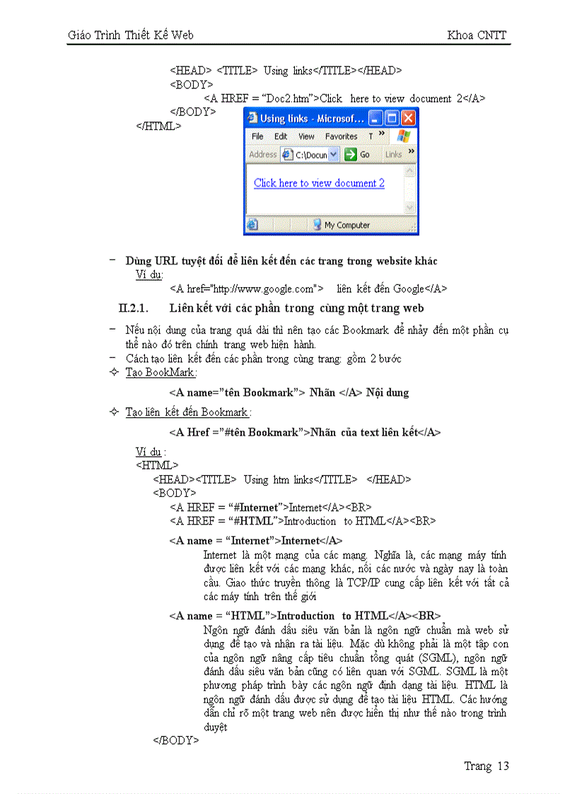 image for page Giáo trình thiết kế web bằng html cực hay