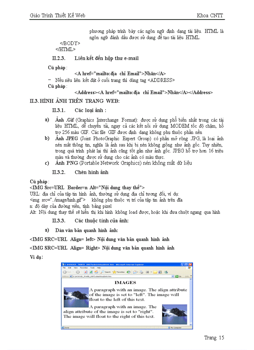 image for page Giáo trình thiết kế web bằng html cực hay