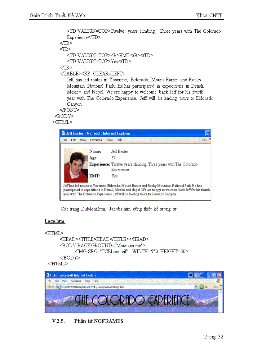 image for page Giáo trình thiết kế web bằng html cực hay