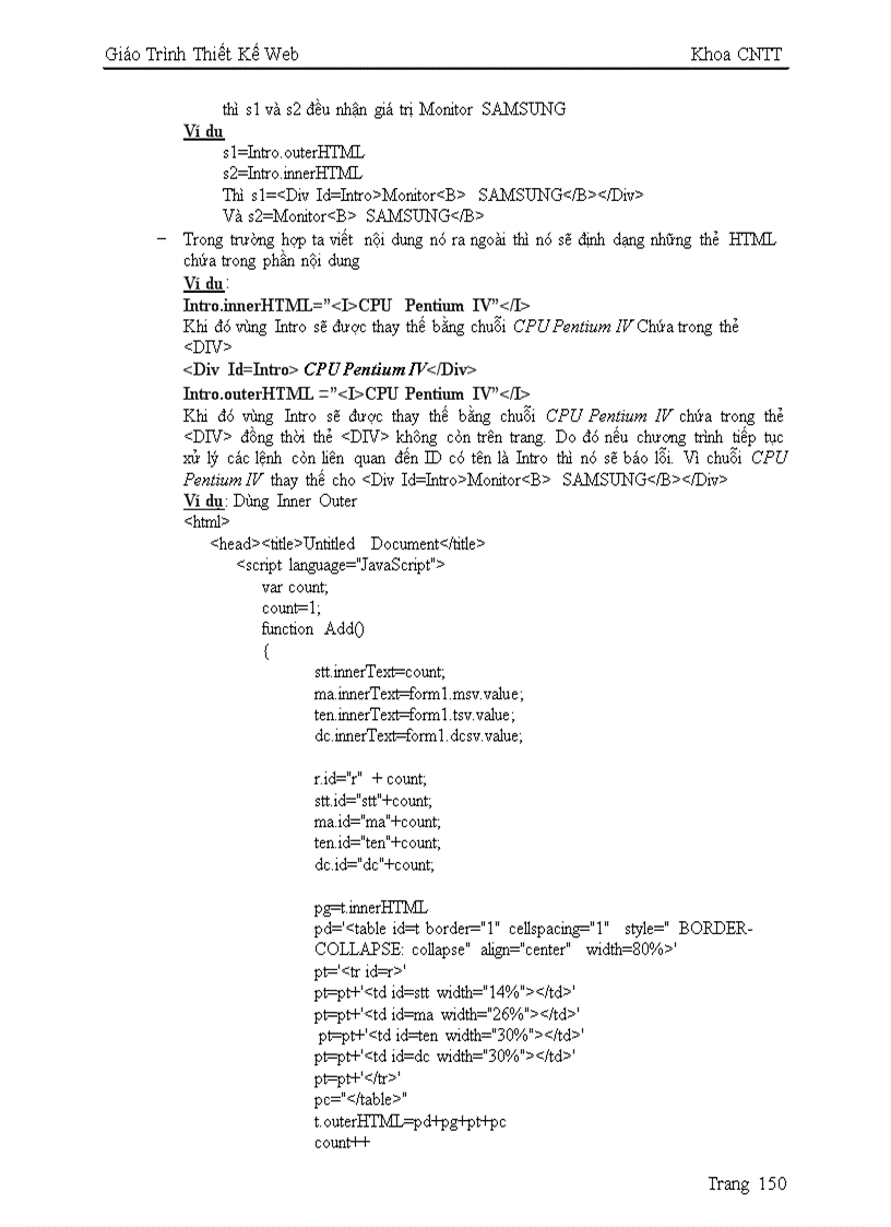 image for page Giáo trình thiết kế web bằng html cực hay