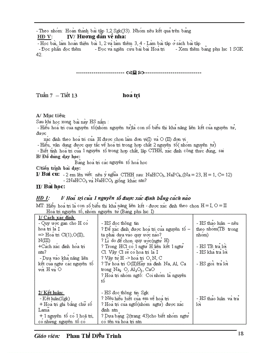 image for page Giáo án Hóa 8 CN 1