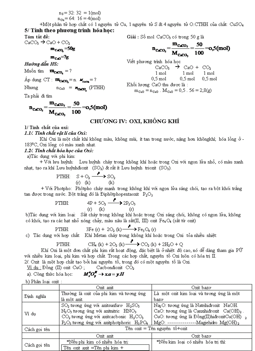 image for page He thong kien thuc Hoa 8 Chuan