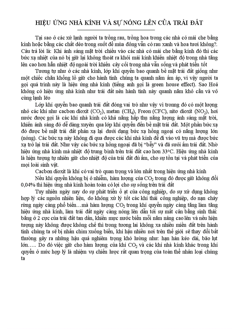 image for page Hiệu ứng nhà kính