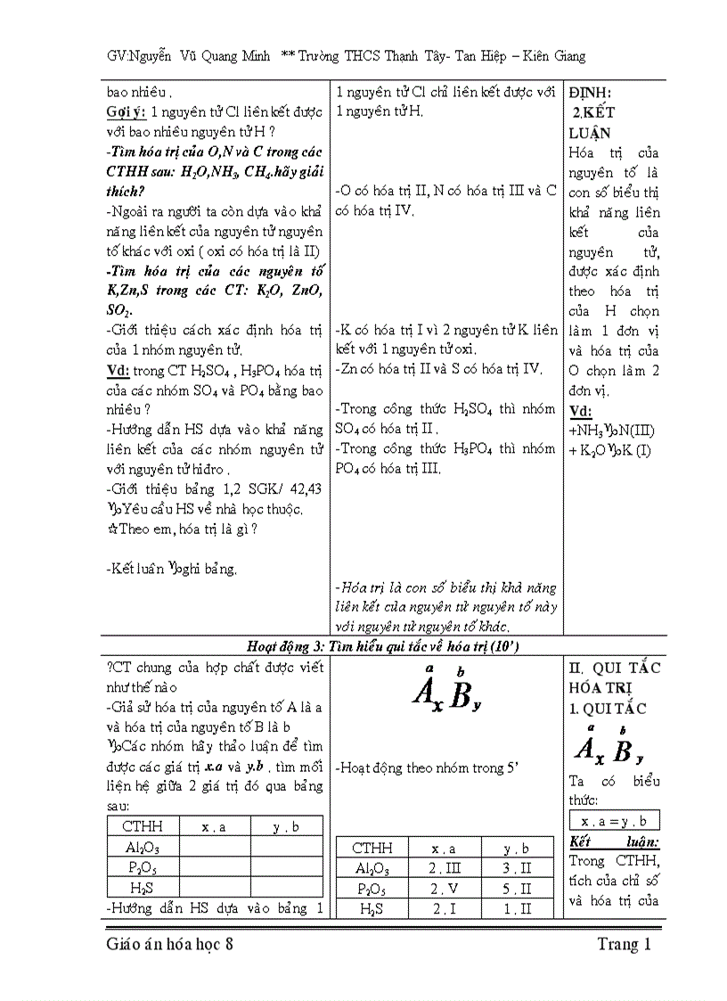 image for page Hoa Hoc 8 full 3 cot