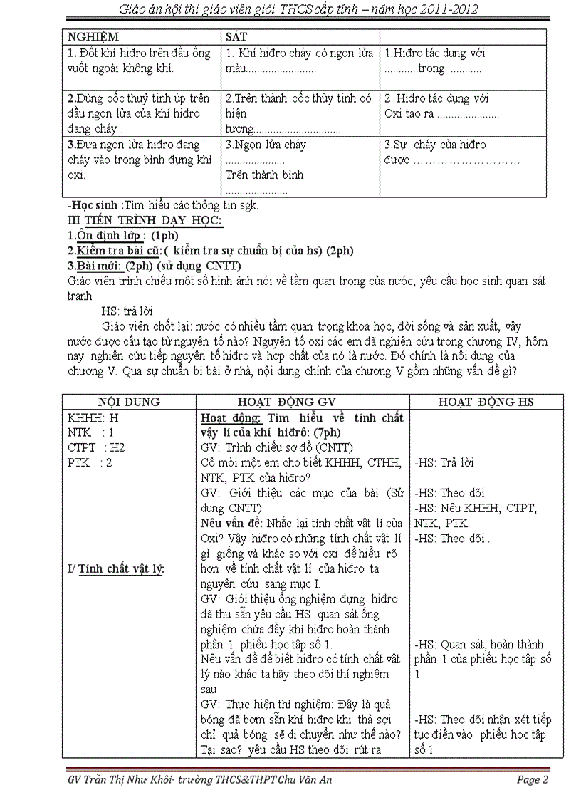 image for page Hóa 8 Tính chất Ứng dụng của Hidro tiết 1