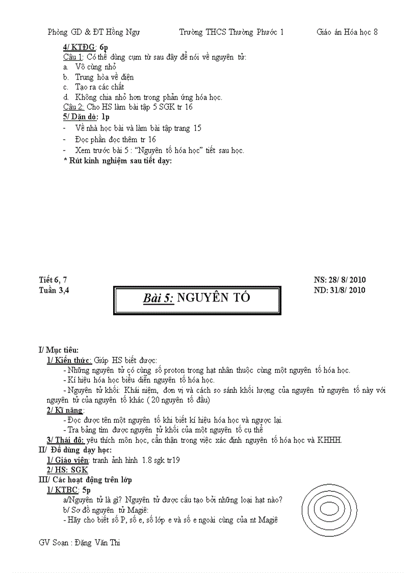 image for page Hoa hoc 8 chuan ktkn 2010 2011